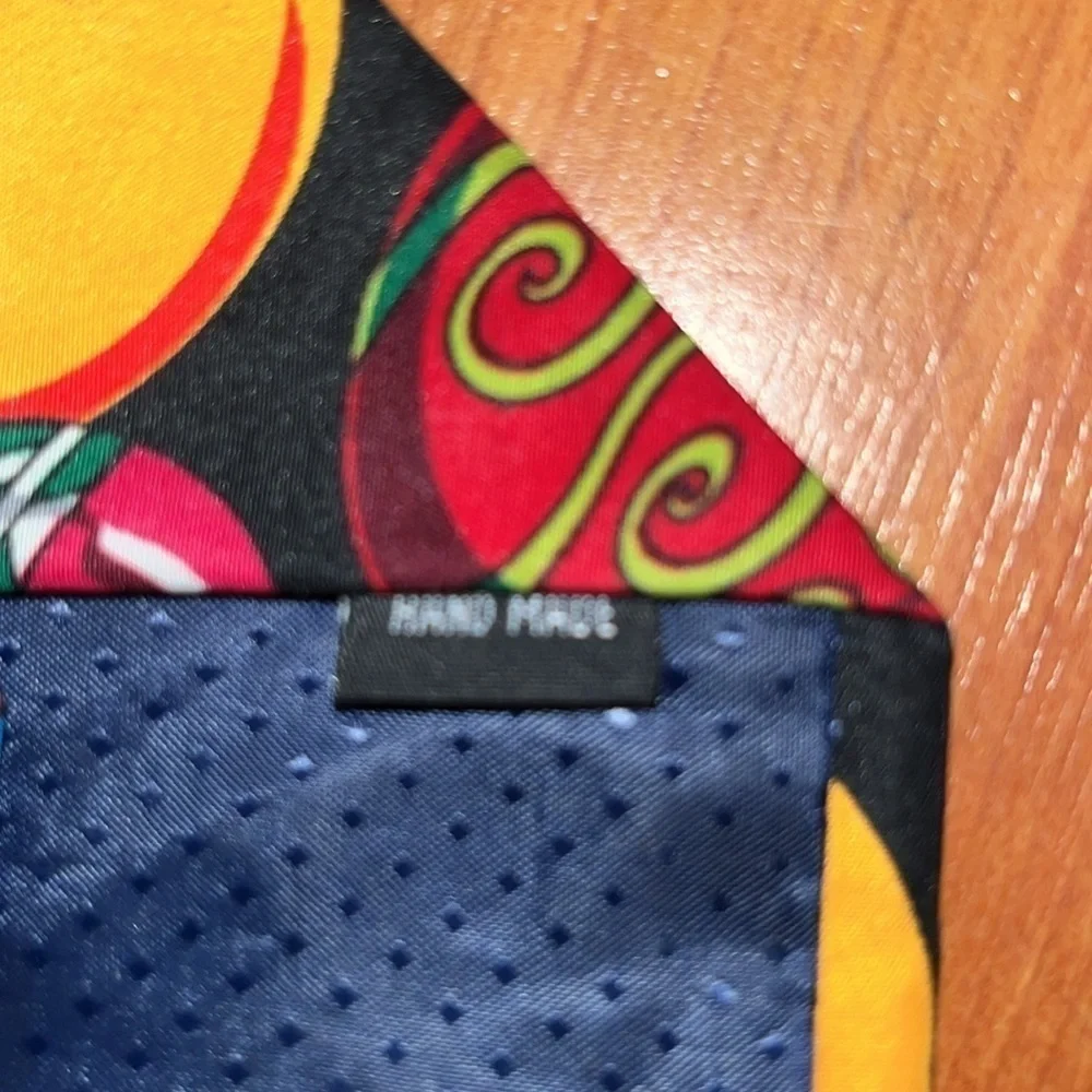 Handmade men’s holiday tie with pins